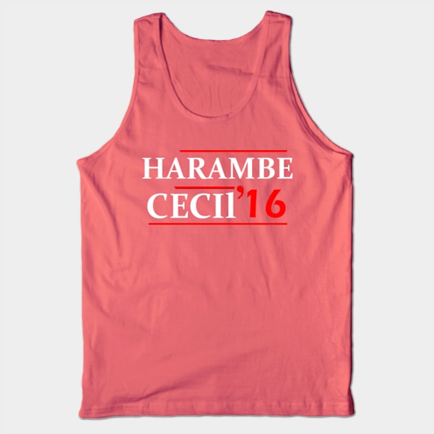 Harambe Cecil 2016 Tank Top by Paulo